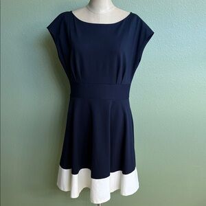 Kate Spade Navy and White Mini Dress